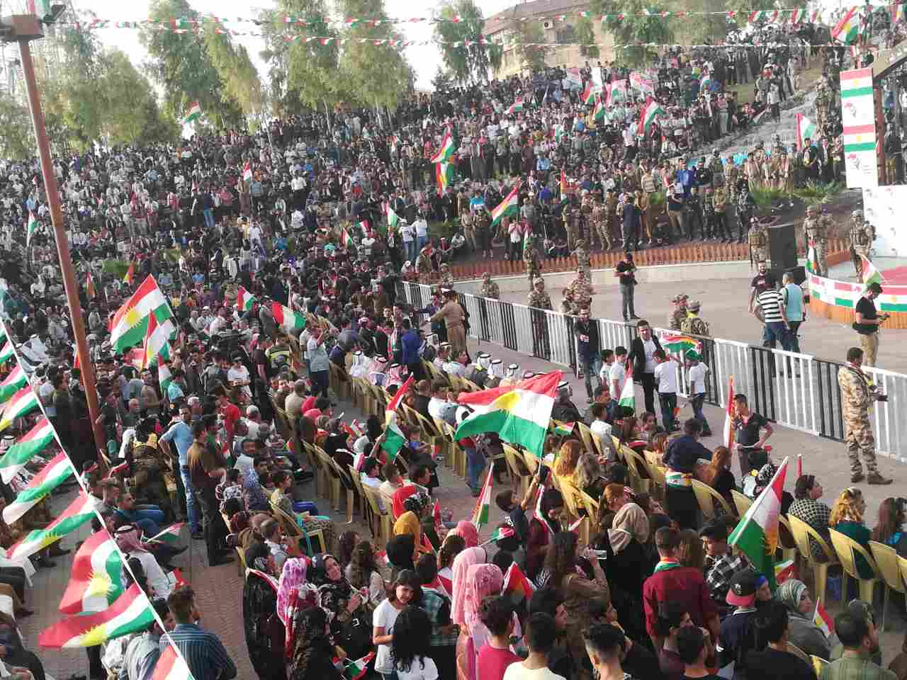 شرکت گستردە مردم کرکوک در کارزار حمایت از همەپرسی